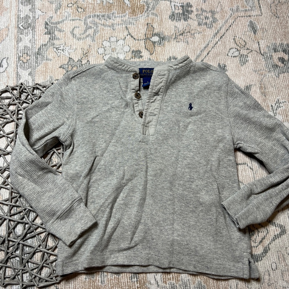 Polo by Ralph Lauren Heather Gray Henley